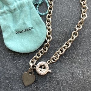 Tiffany & Co Signature Heart Toggle Necklace